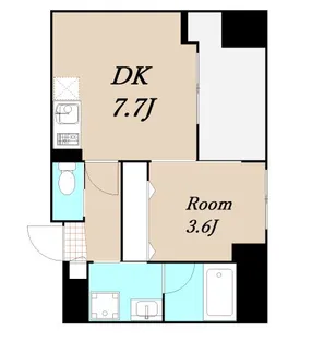 ノルデンタワー南森町プレミアム【3階】の間取り