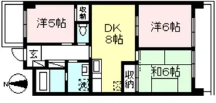 アンヴァレー百合ヶ丘【3階】の間取り