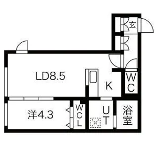 Pino kitamaruyama【2階】の間取り