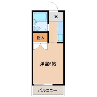 スカイエンジュA棟【2階】の間取り