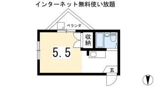 ソネット白川【2階】の間取り