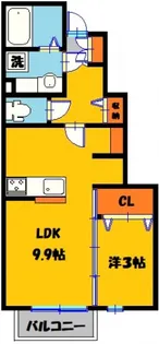 ジェントリーII番館【1階】の間取り