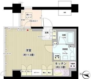 ガーデニエール砧レジデンス【7階】の間取り