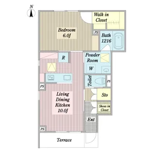 7th Avenue Piacere【1階】の間取り