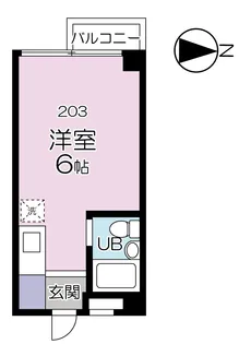 滝野川ハイツ【2階】の間取り