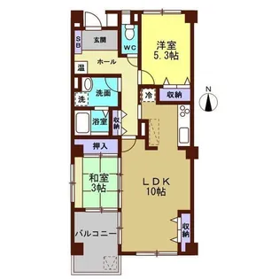 L&A195【3階】の間取り