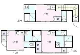 モンステラ【1階】の間取り