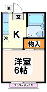 アーベントガーデン【1階】の間取り