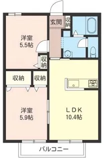 Maison de Glycine【2階】の間取り