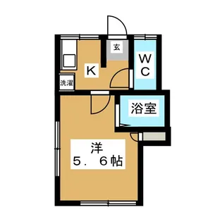 たかおコーポ【2階】の間取り
