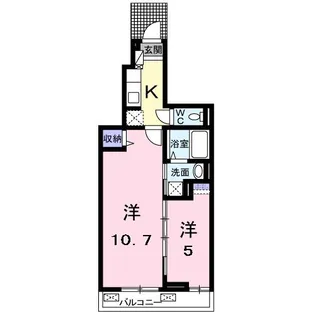 ブライド・メゾン・さくらI【1階】の間取り