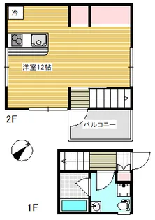 Belle-Vue Fleuve A棟【2階】の間取り