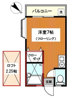 菅沼コーポ【2階】の間取り