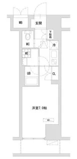TLRレジデンス町田【2階】の間取り