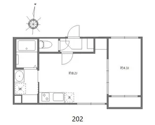 イルレガーロ北小岩【2階】の間取り