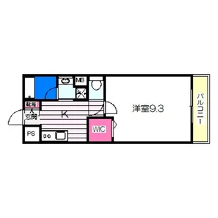フォレストガーデン北花田【3階】の間取り