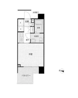 スタジオスクエア住吉【5階】の間取り
