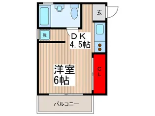 宮澤コーポラス【3階】の間取り