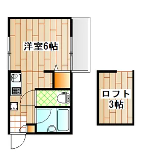 クレドアネックス白楽【2階】の間取り