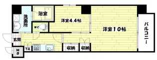 フェリーチェ光町【5階】の間取り