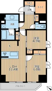 City Lux Yokohama【8階】の間取り