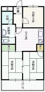 桔梗ビル【2階】の間取り