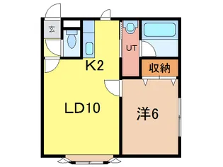 ノーシスC【2階】の間取り