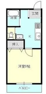 Kハウス【2階】の間取り