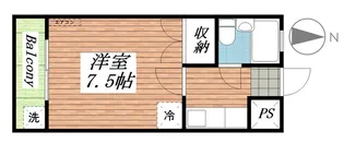 コーポコーベル2【3階】の間取り