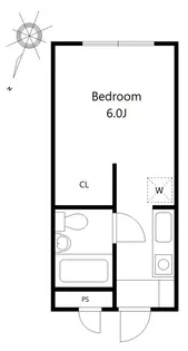 ハタハイツ【1階】の間取り