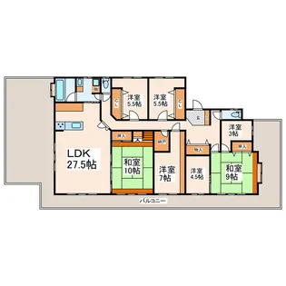 エコライフ・マンション・つぼみ壱番館【8階】の間取り