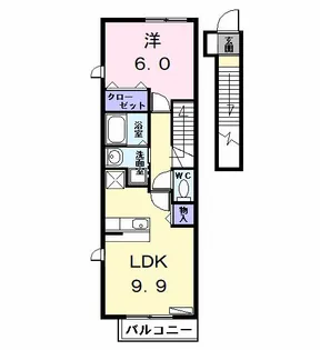 カーサ・セレノ【2階】の間取り