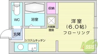 サンポート・6【1階】の間取り