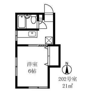 東嶺ハイツ【2階】の間取り