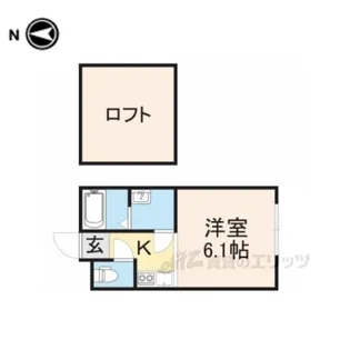 キャッスルガーデン音【2階】の間取り