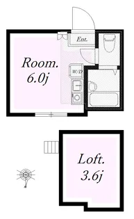 天王町コニーホーキンス【2階】の間取り