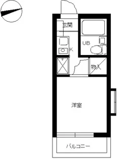 スカイコートたまプラーザ【5階】の間取り