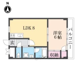 第2サンタウン【2階】の間取り