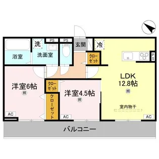 D-Regalo下馬S【2階】の間取り