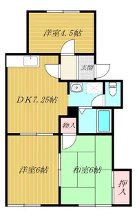 ヴィライトウ【1階】の間取り