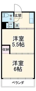 花ノ木アパート【1階】の間取り