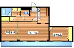 サントル田端1丁目【3階】の間取り