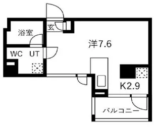 セルフィスタ渋谷【2階】の間取り