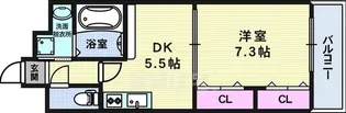 KAISEI四天王寺【4階】の間取り