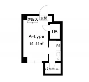ブライトウエスト江田【5階】の間取り