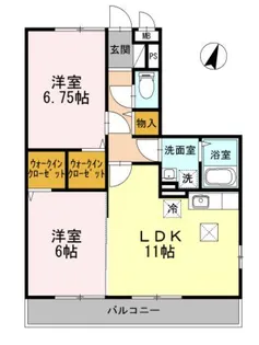 ロイヤルアベニュー【3階】の間取り