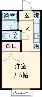 サニーヒルズ薬師台 A【2階】の間取り