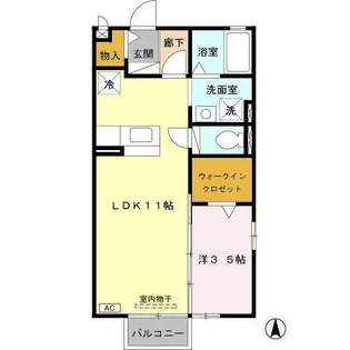 イルソーレ【2階】の間取り