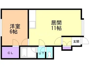 Feel Fine 浜館【1階】の間取り
