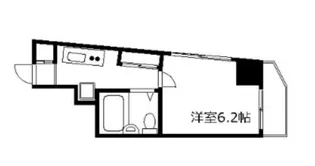 スカイコート新宿曙橋【10階】の間取り